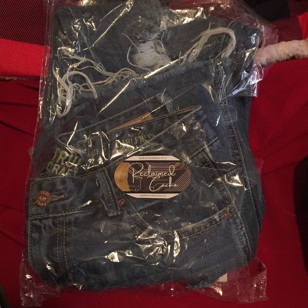 True Craft Distressed Girlfriend Jeans - Size 5